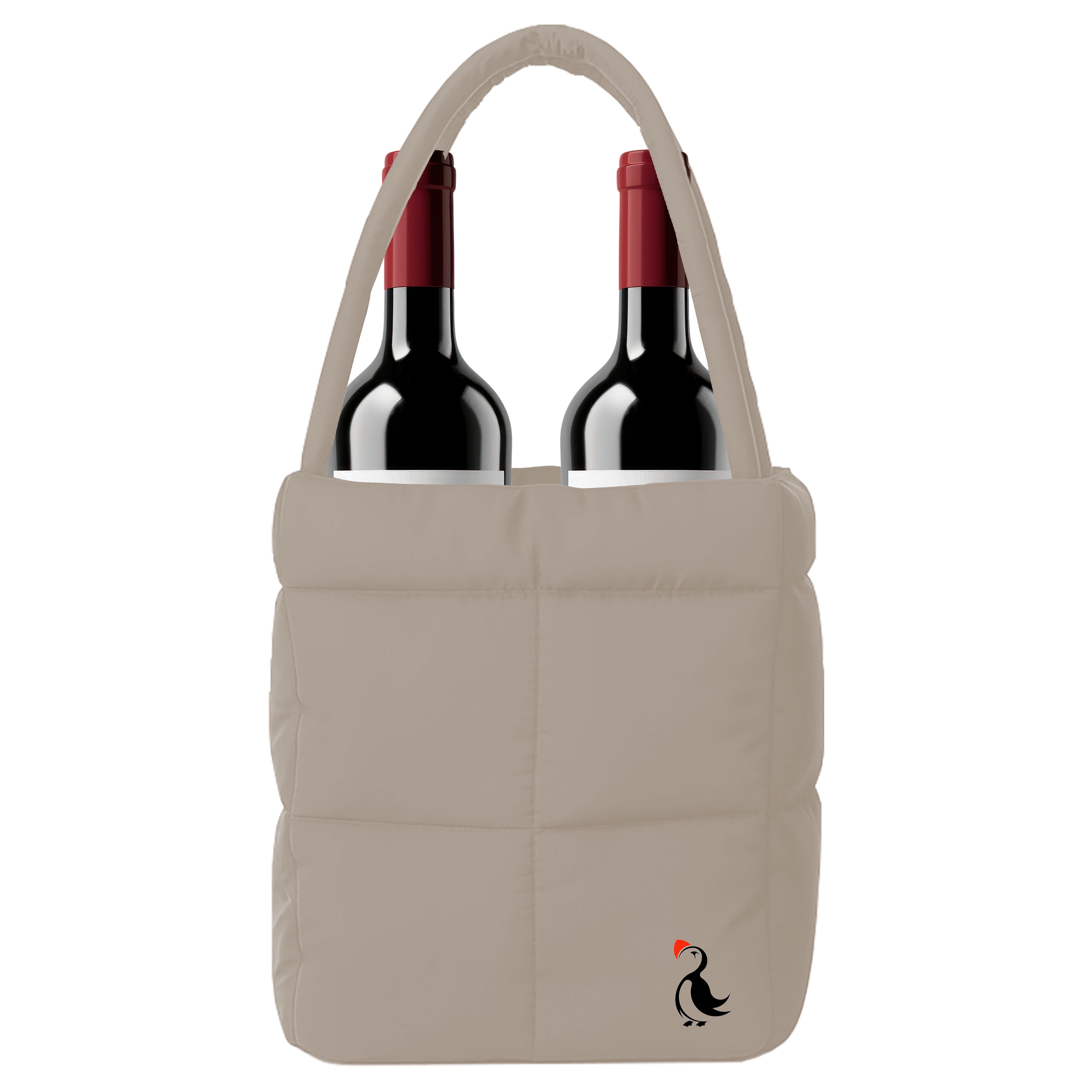 Double Puft Wine Tote