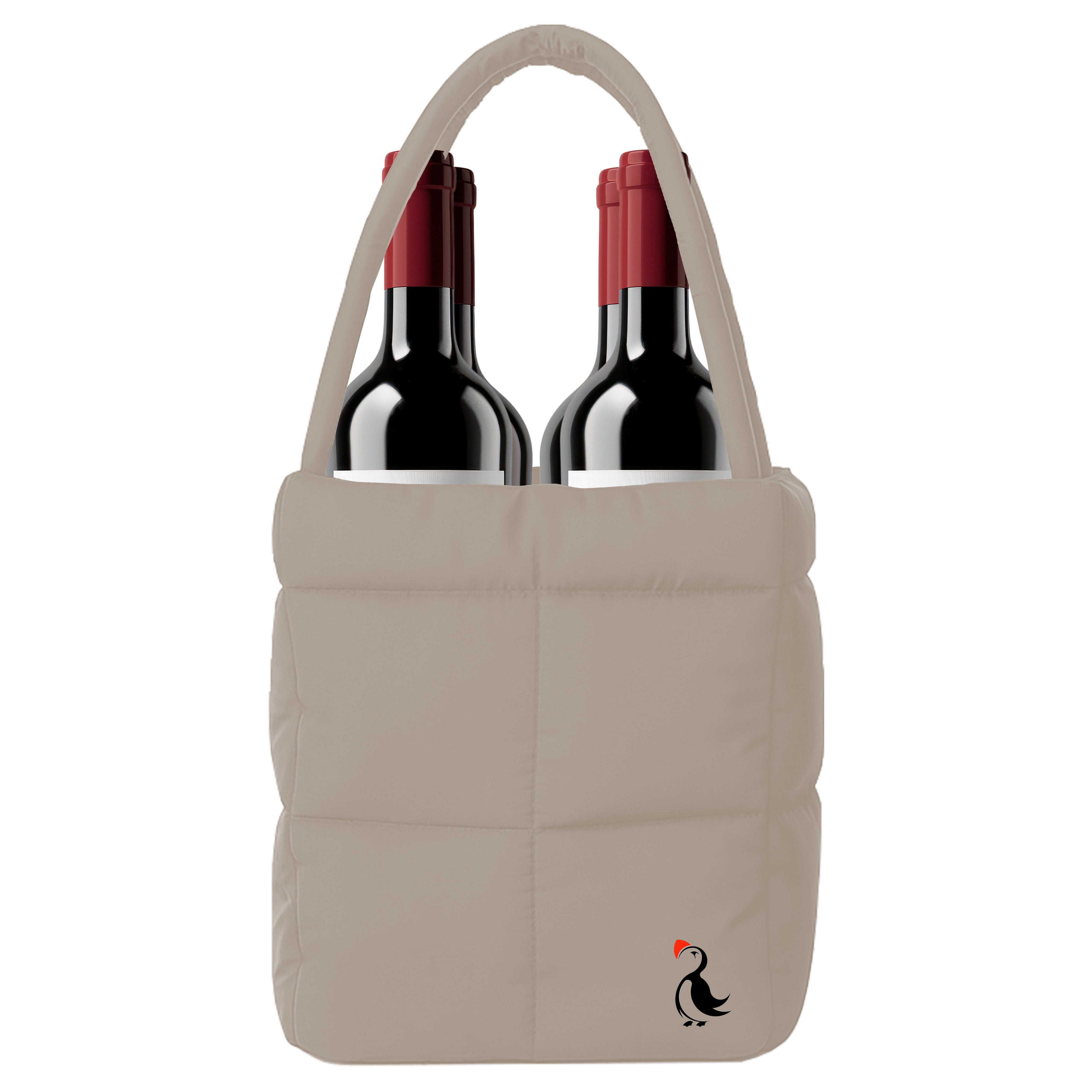 Quad Puft Wine Tote