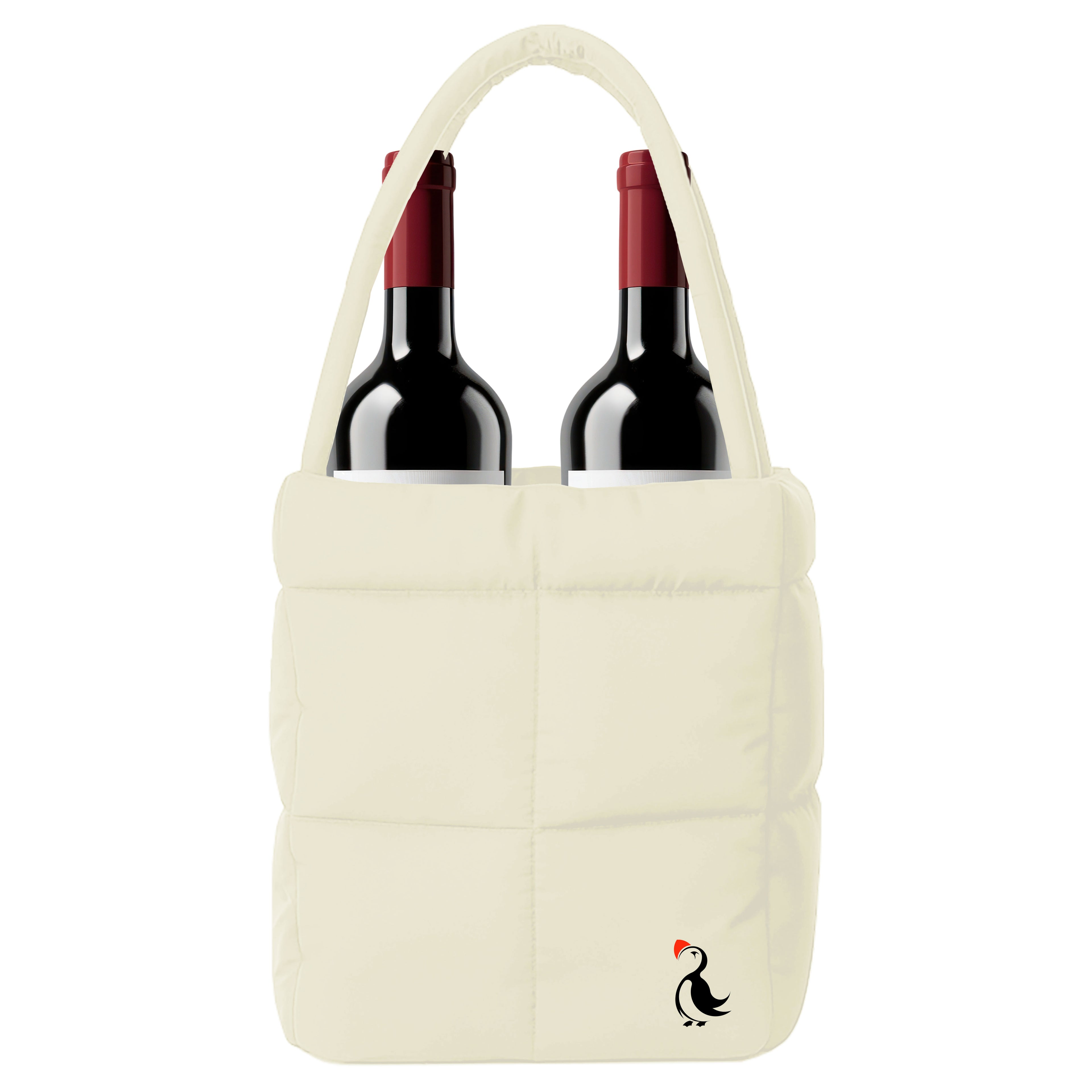 Double Puft Wine Tote