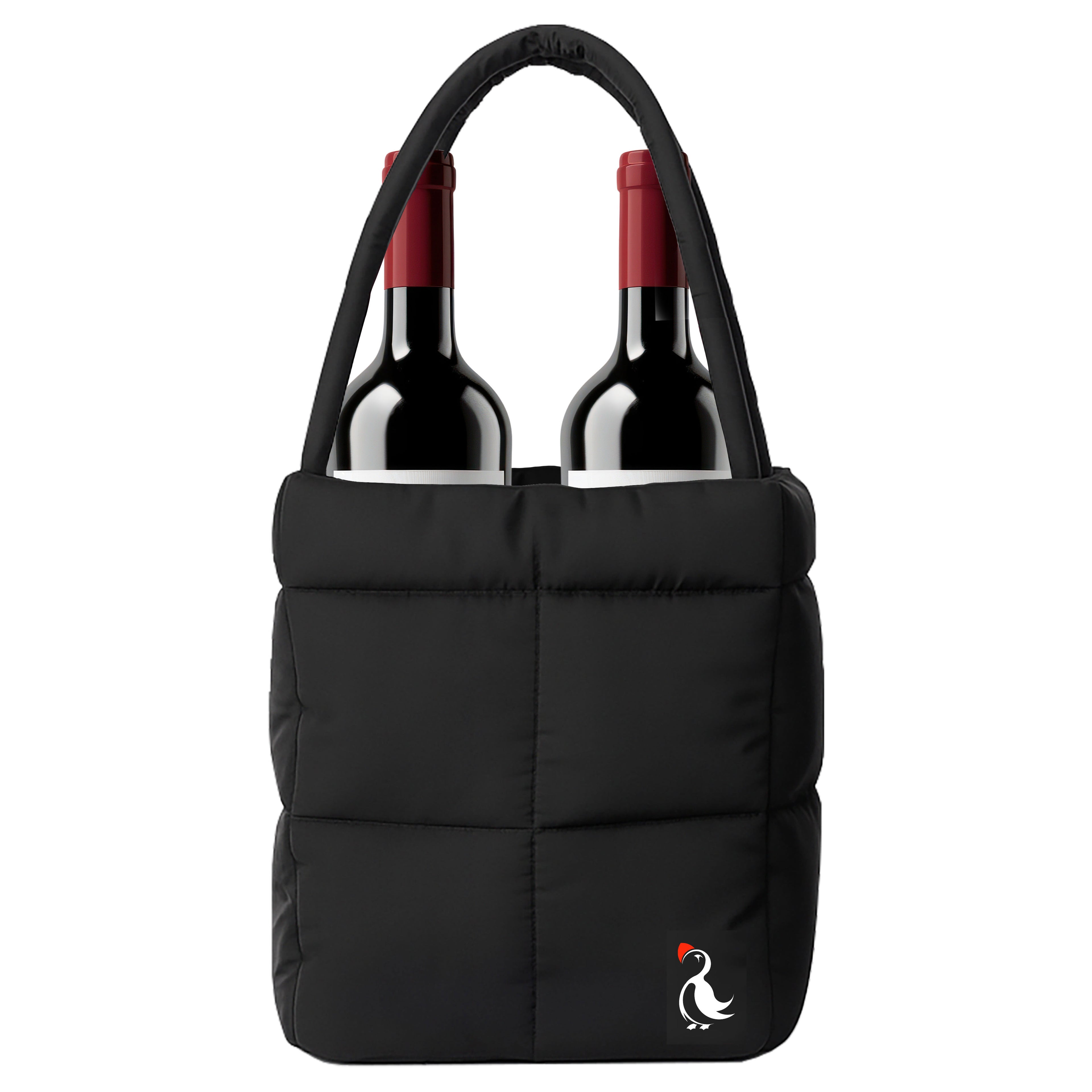 Double Puft Wine Tote